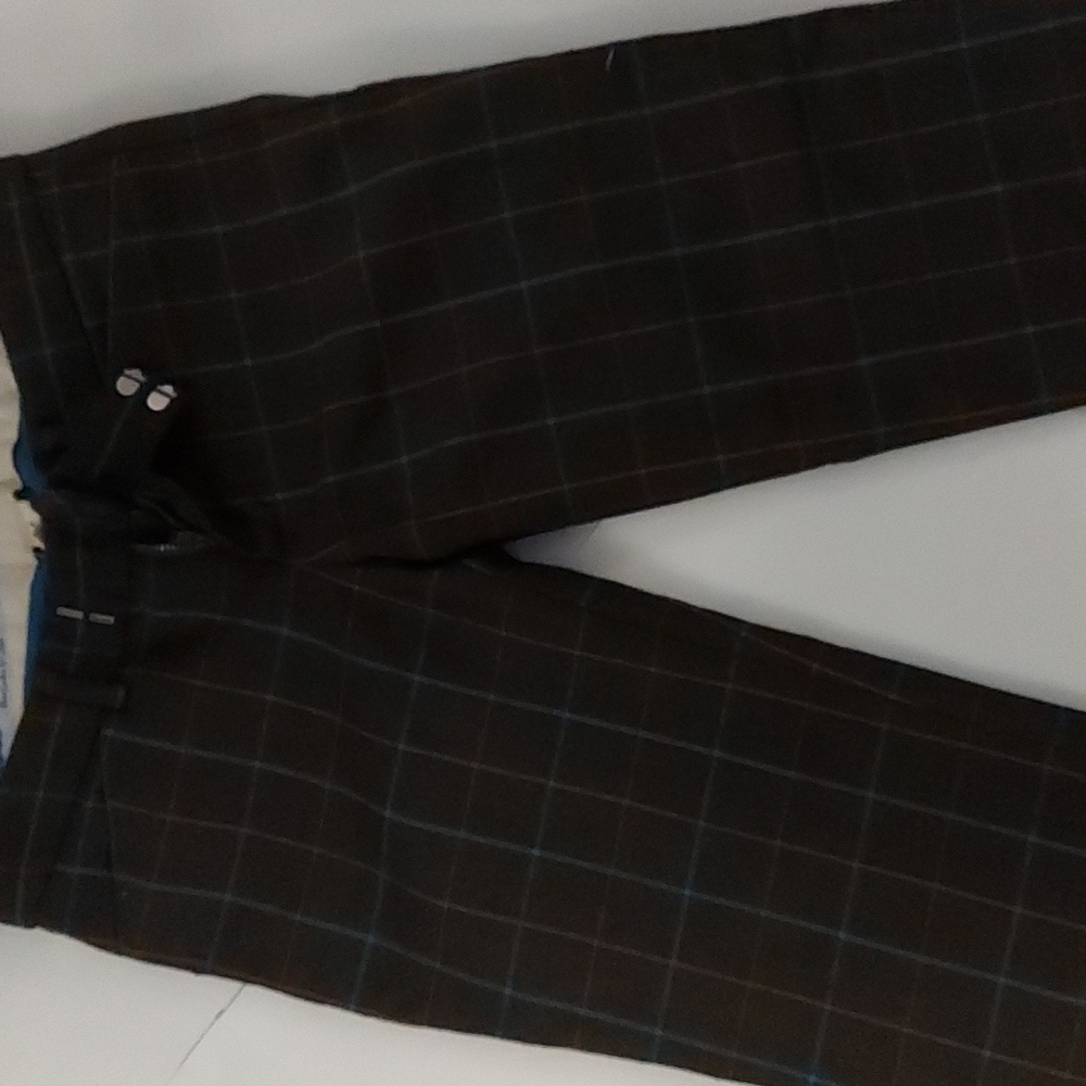 A&F plaid wool dress slacks